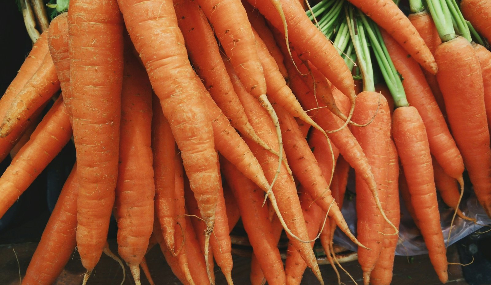 Carrots in a basket